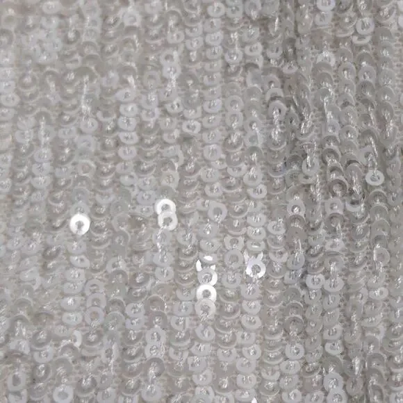 Nookie Supreme Mini White Sequins Bodycon Crisscross Straps Cutout S New - Picture 3 of 13